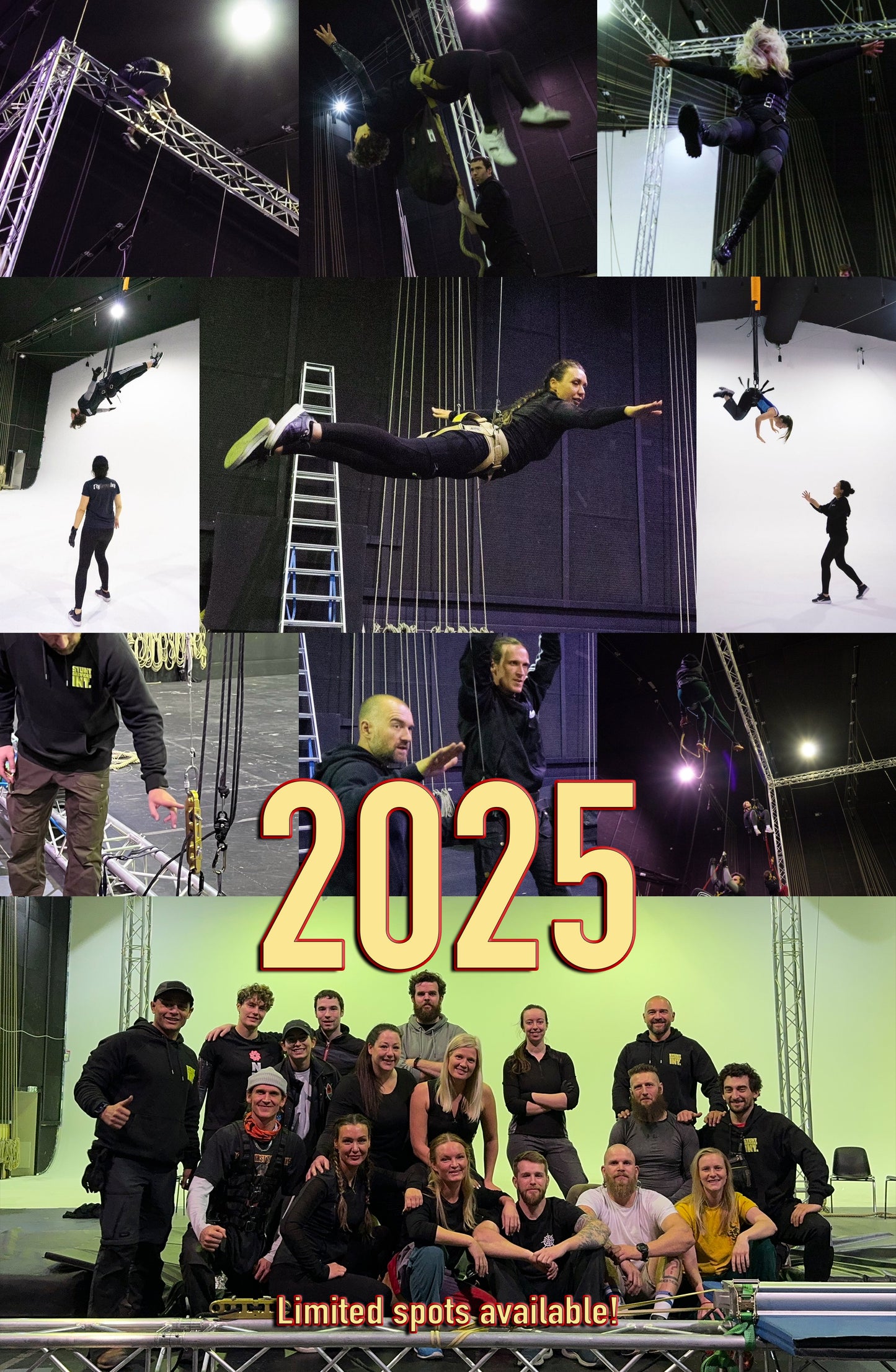 Entry-level Stunt Rigging and Aerial Acrobatic workshop 2025 - FULL PAYMENT
