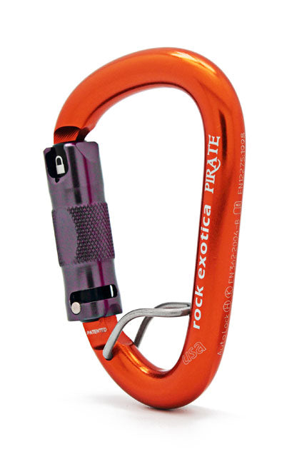 Rock Exotica Pirate WireEye Auto-Lock Carabiner - C1WEA