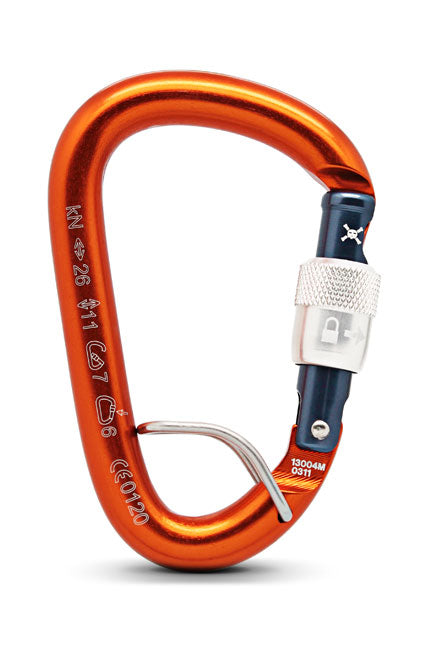 Rock Exotica Pirate WireEye Screw-Lock Carabiner - C1WES