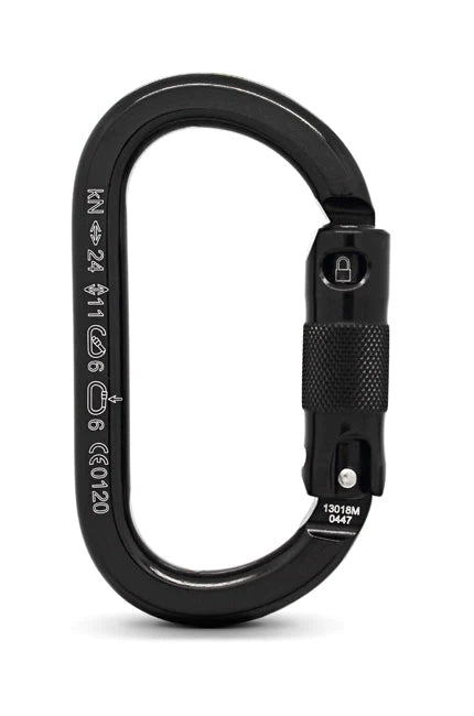 Rock Exotica rockO Auto-Lock Carabiner Black - C3A-B