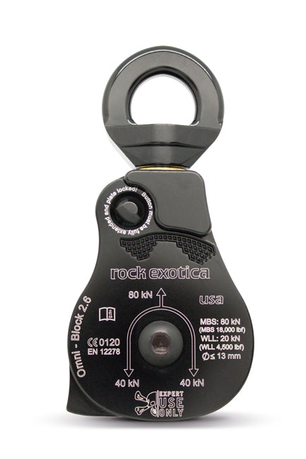 Rock Exotica Omni-Block 2.6" Single Black - P55-B