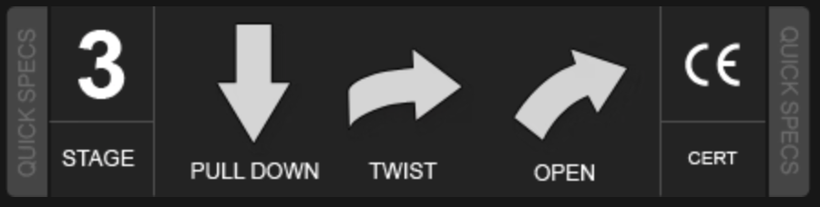 Rock Exotica Pirate Auto-Lock Carabiner Black - C1A-B