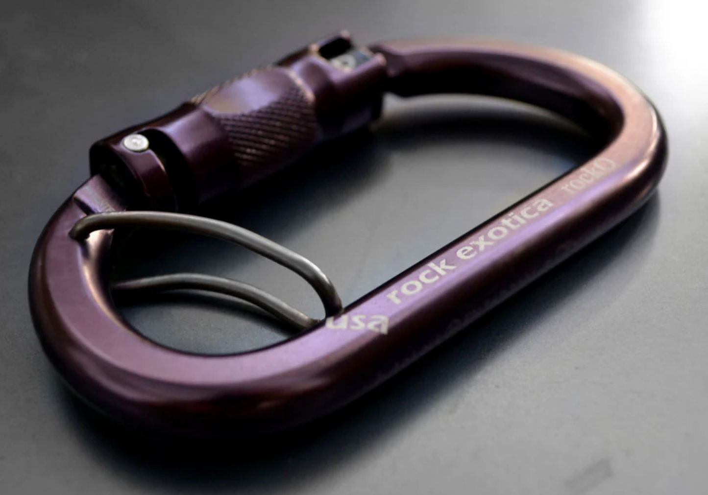 Rock Exotica rockO WireEye Auto-Lock Carabiner - C3 WEA