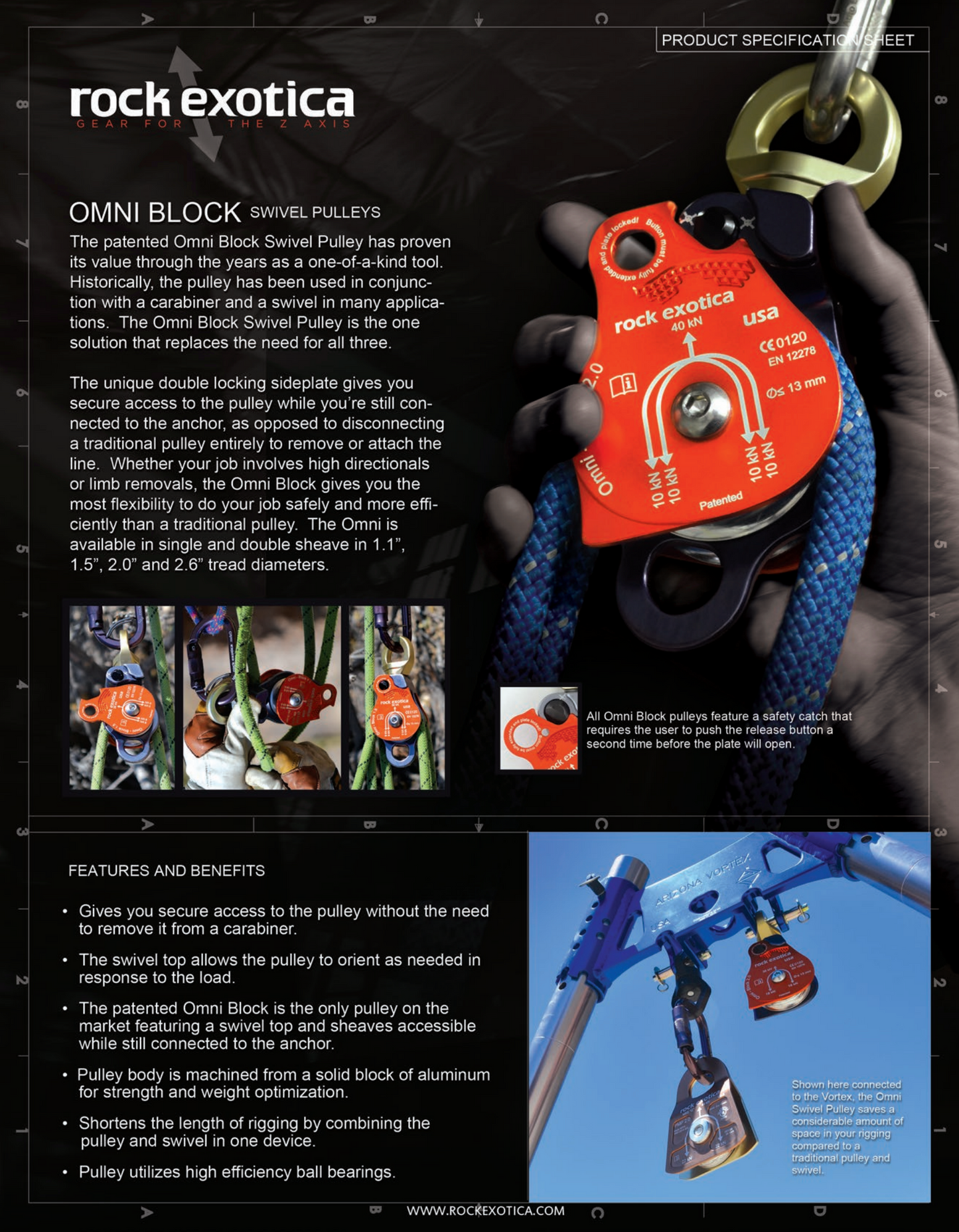 Rock Exotica Omni-Block 1.1" Double - P54D-B