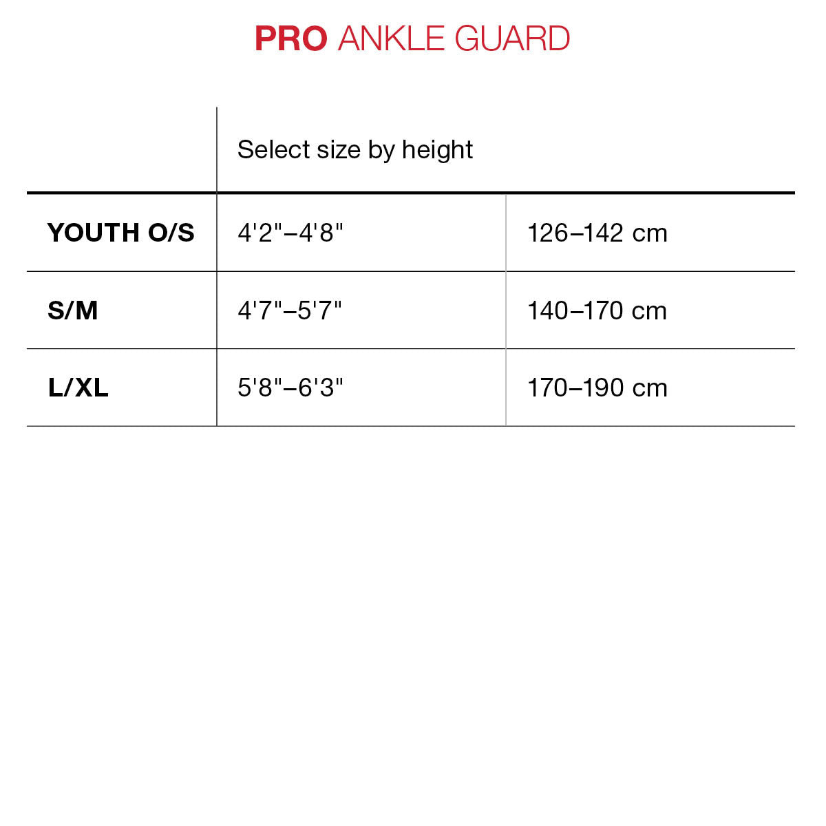 G-Form Pro X Ankle Guard Black/Black S/M