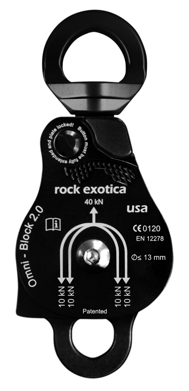 Rock Exotica Omni-Block 2.0" Double Black - P53D-B