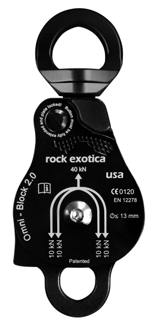 Rock Exotica Omni-Block 2.0" Double Black - P53D-B