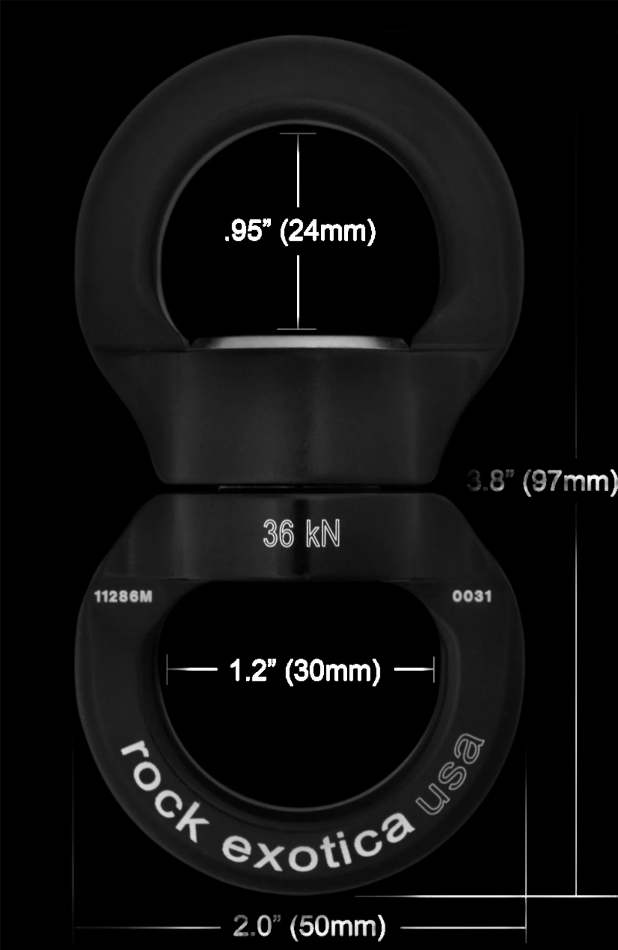 Rock Exotica Rotator Round Swivel Large - S2L