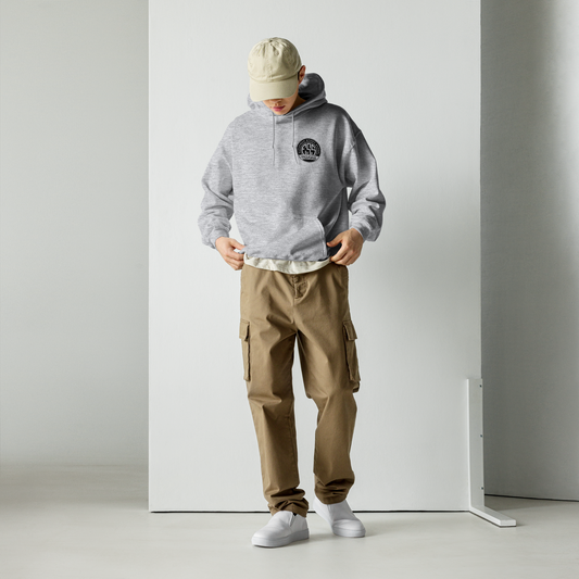 Unisex Hoodie 2025 - round logo front / wording on the back