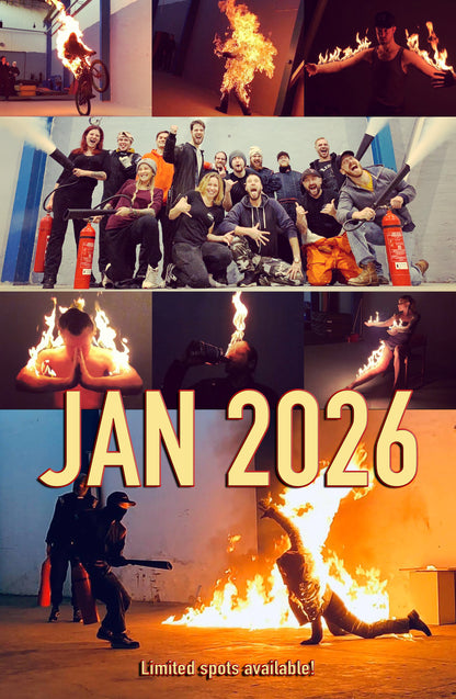 2-day Specialist Fire Stunt course 2026 - ENTRY FEE ONLY