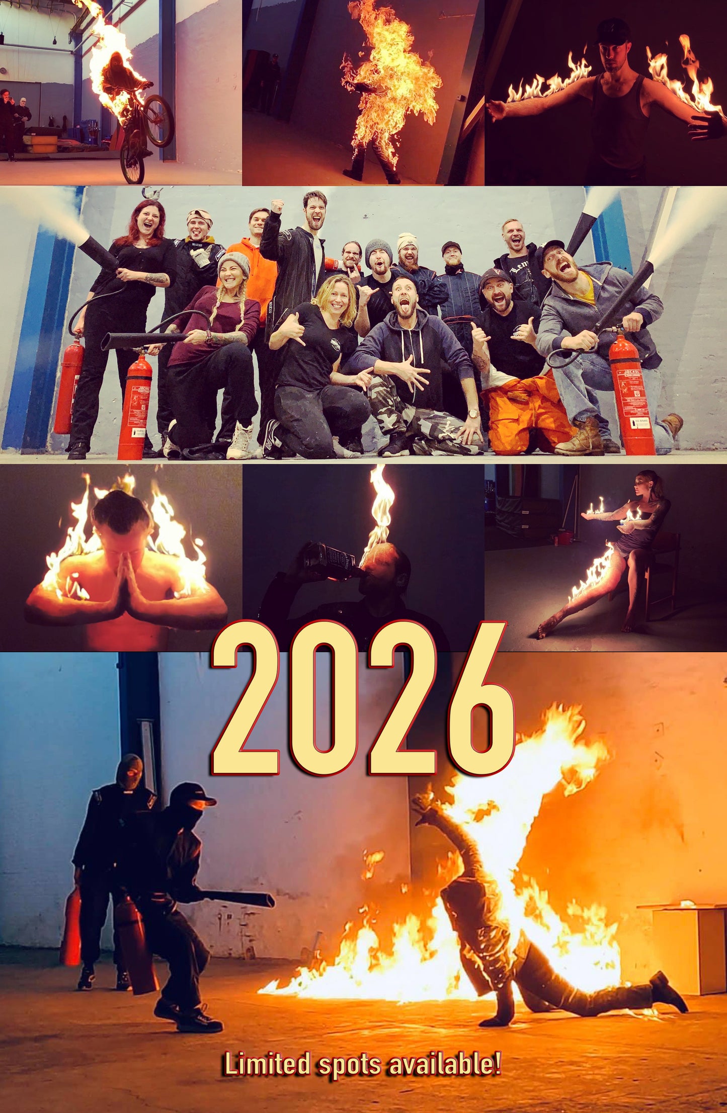 2-day Specialist Fire Stunt course 2026 - entry payment only