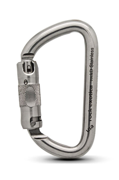 Rock Exotica rockD Stainless Auto-Lock Carabiner - C2S-A