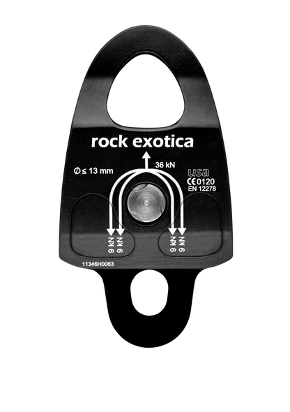 Rock Exotica Machined Pulley - Double P22D-B