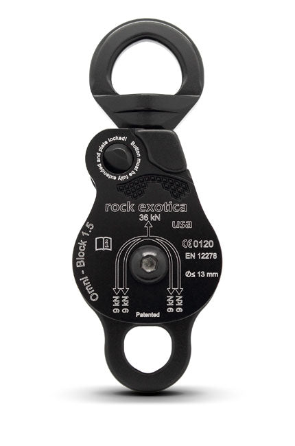 Rock Exotica Omni-Block 1.5" Double Black - P5D1-B