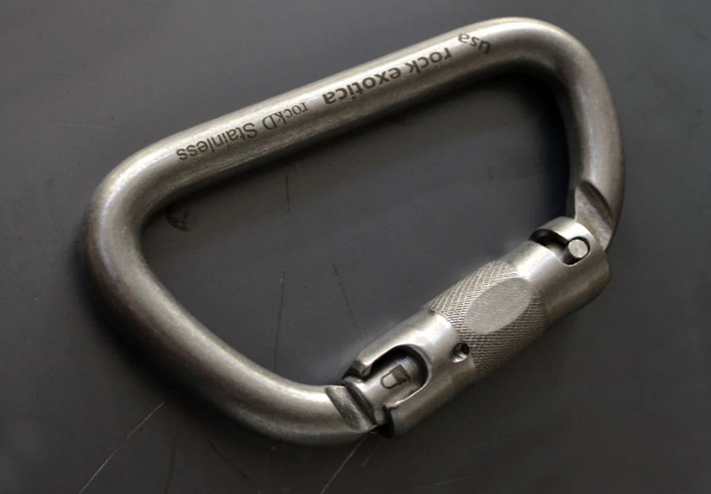 Rock Exotica rockD Stainless Auto-Lock Carabiner - C2S-A