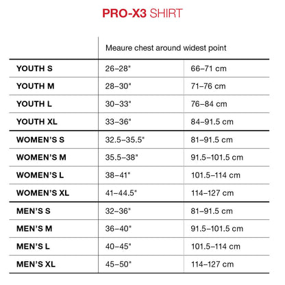 G-Form Pro X3 Shirt Black/Black L