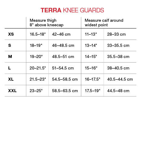 G-Form Terra Knee Guard Black L