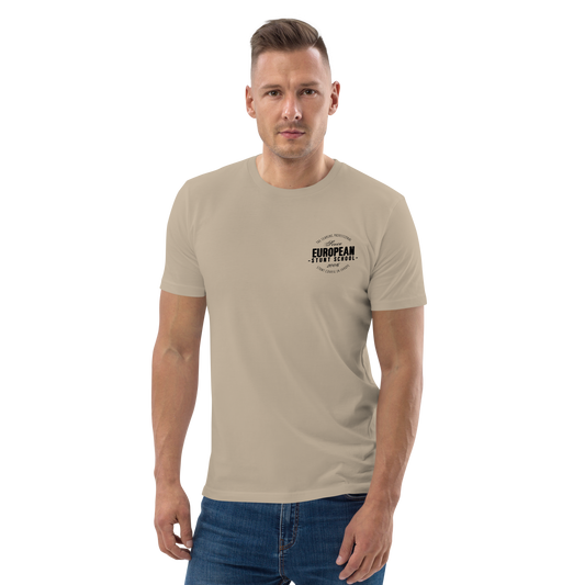 ESSOG - Unisex organic cotton t-shirt SAND/ARMY